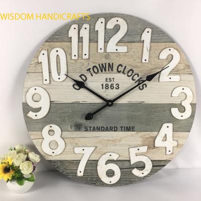 Rustic  Wooden Wall Clock