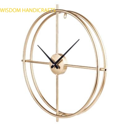 Gold Metal Wall Clock