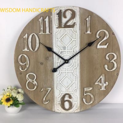 3d Numbers Wall Clock