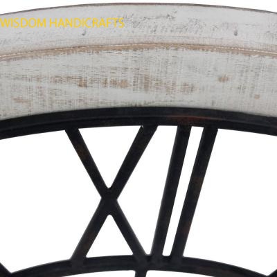 Farmhouse Large Vintage Metal Rustic Finshing Wall Clock