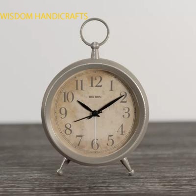 Antique Metal Table Clock