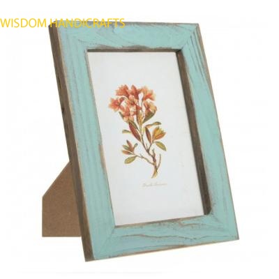 Vintage 5inch Solid Wood Photo Picture Frame Wall Hanging Shabby Chic Room Decor