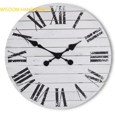 wood wall clock