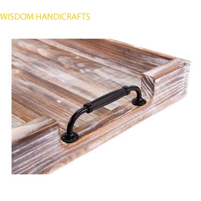 Wood Serving Tray - 20 Inch - Farmhouse Decor
